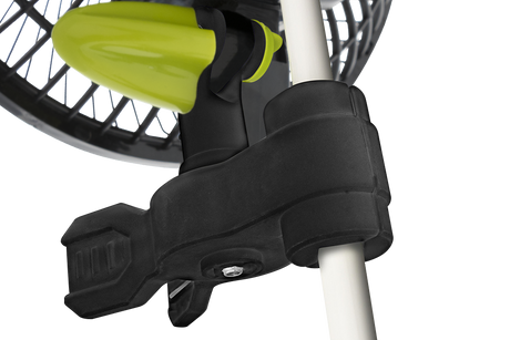 Langlebiger und leiser Clip-Ventilator 12W für effiziente Luftzirkulation