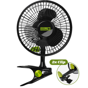 Der Garden Highpro ProFan Clipventilator sorgt für effiziente Luftzirkulation in Growboxen, feuchten Räumen oder kleinen Wohnbereichen