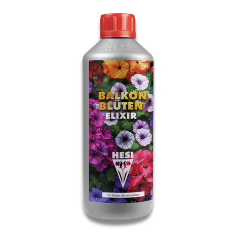 HESI Balcony Bloom Elixir Flüssigdünger für Balkonblumen in zwei Flaschengrößen