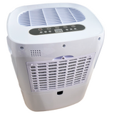 Bedienfeld des Clivex HomeDry 20L Luftentfeuchters mit digitalem Display und Tasten