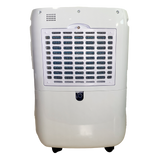 Seitenansicht des Clivex HomeDry 20L Luftentfeuchters – modernes Design mit Lüftungsgittern