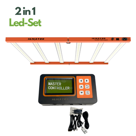 Ignator HeroLED T720W Compact LED-Set mit LC1 Master Controller – Komplettset für Indoor-Grower