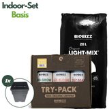 BioBizz Indoor Starter-Set mit Erde & Dünger | Messgrow