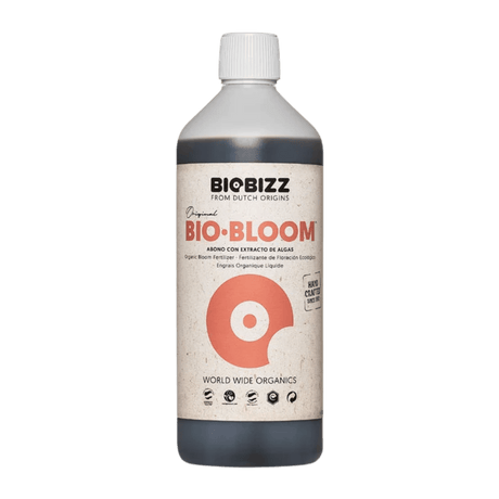 BioBizz Bio-Bloom 1L – Hochwertiger, organischer Dünger für die Blütephase. Fördert Blütenwachstum, steigert den Ertrag und verbessert den Geschmack der Ernte. Geeignet für Erde & Kokos, Indoor & Outdoor.