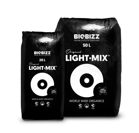 BioBizz Light·Mix 20 L und 50 L Substrat für personalisierte Nährstoffversorgung im Anbau