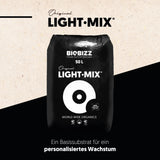 BioBizz Light·Mix 50 L Substrat für kontrolliertes Wachstum von Jungpflanzen und Stecklingen