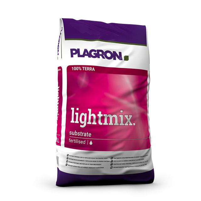 Plagron Lightmix 25 L, leicht vorgedüngte Pflanzerde mit Perlite