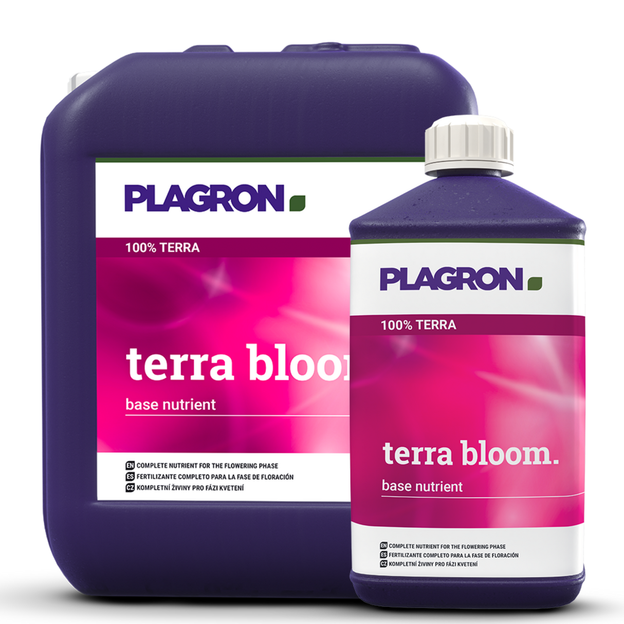 Plagron Terra Bloom mineralischer Blütedünger als 1-L-Flasche und 5-L-Kanister
