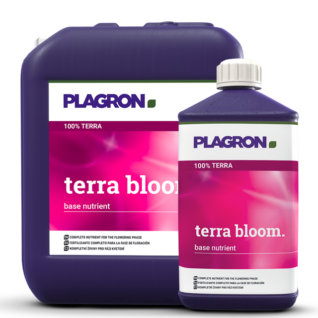 Plagron Terra Bloom mineralischer Blütedünger als 1-L-Flasche und 5-L-Kanister