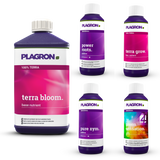 Plagron Top Grow Box 100% Terra Düngerset mit Terra Bloom, Terra Grow, Power Roots, Pure Zym und Green Sensation.