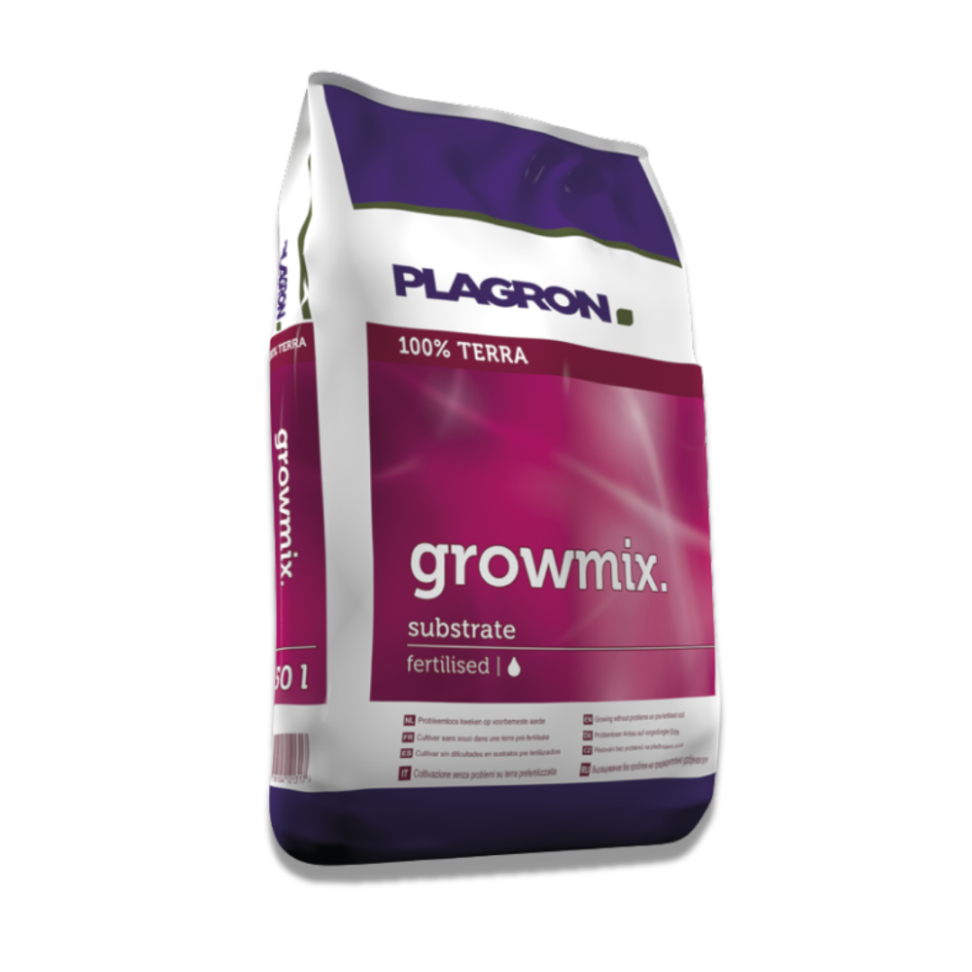 Plagron Growmix 50L Erde mit Perlite – vorgedüngtes Substrat