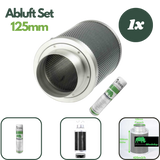 Hochwertiger Aktivkohlefilter 125mm mit RC412-Kohle von Rhino Hobby – effektive Geruchsneutralisation für Growboxen bis 425 m³/h