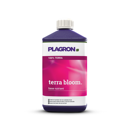 Plagron Terra Bloom 1 L mineralischer Basisdünger für die Blütephase auf Erde