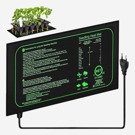 Wasserdichte Heizmatte für Pflanzen – Energieeffiziente Lösung für die Anzucht von Cannabis, Gemüse und Blumen.