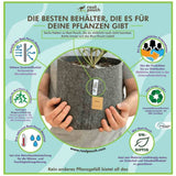 Stofftopf Grau – 8 Liter